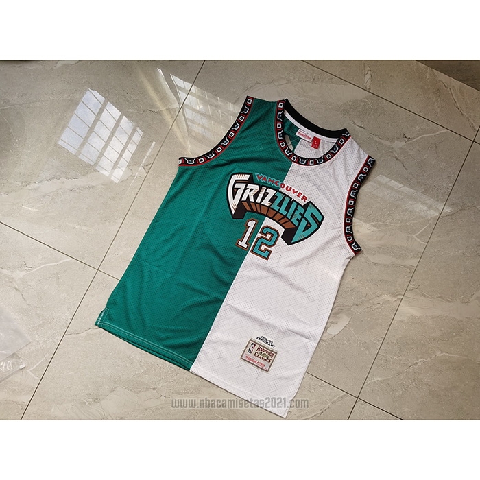 Camiseta Memphis Grizzlies Ja Morant #12 Split Edition Verde Blanco